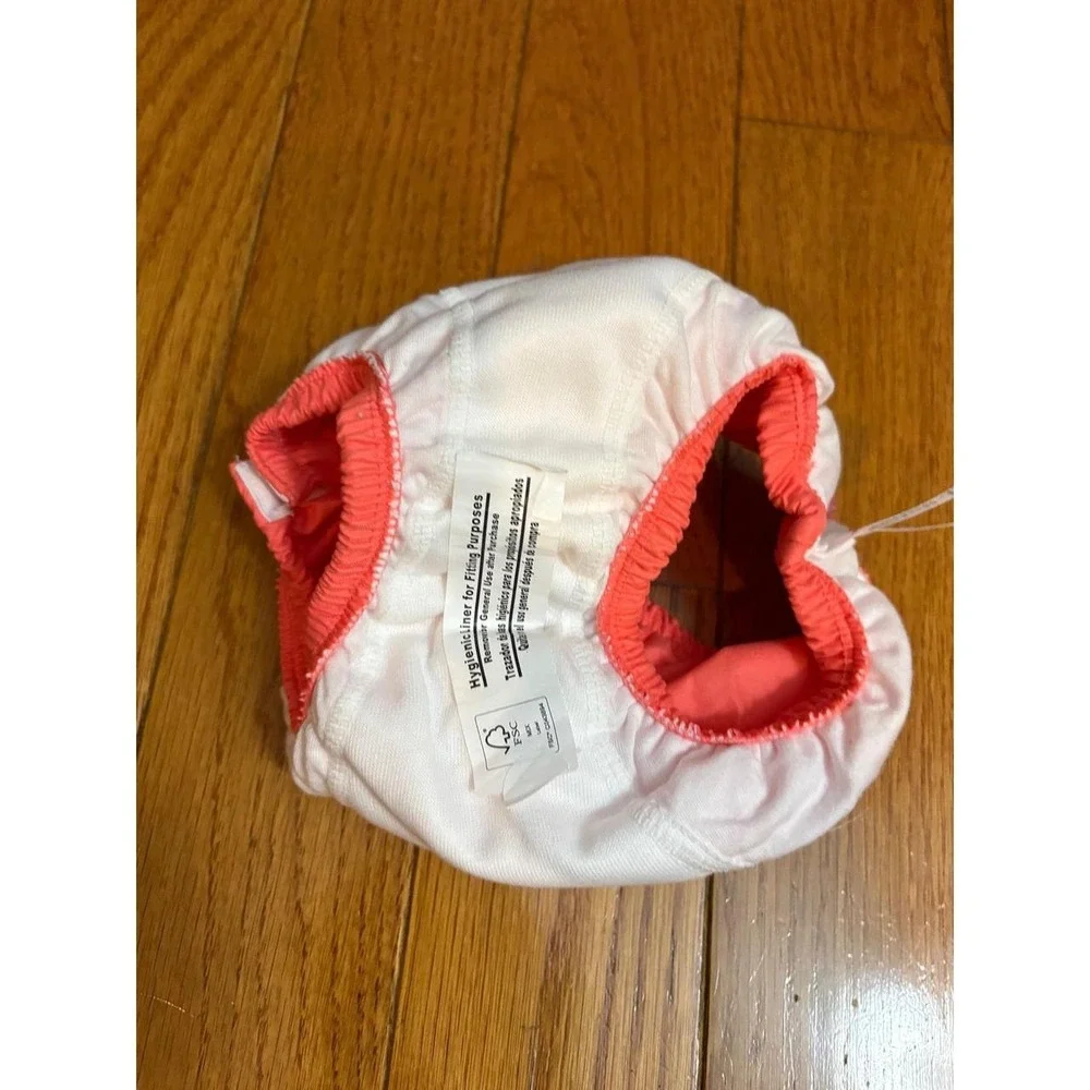 New Wonder Nation Baby Swim Diaper Coral Cluster UPF 50+ Reusable 6-9M WC161001